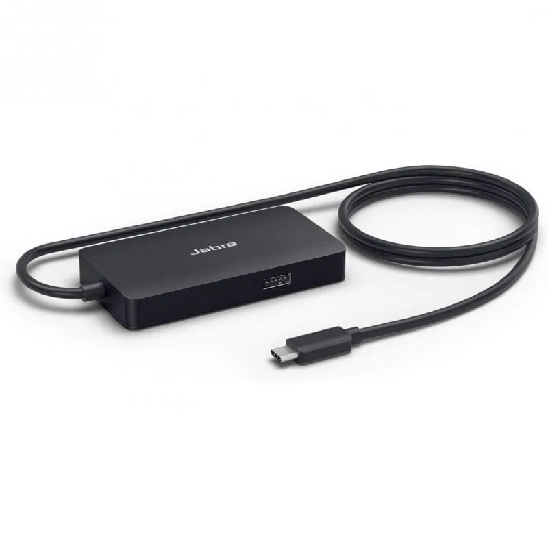 Jabra 14207-58 hub di interfaccia USB 3.2 Gen 1 (3.1 Gen 1) Type-C Nero - immagine 1