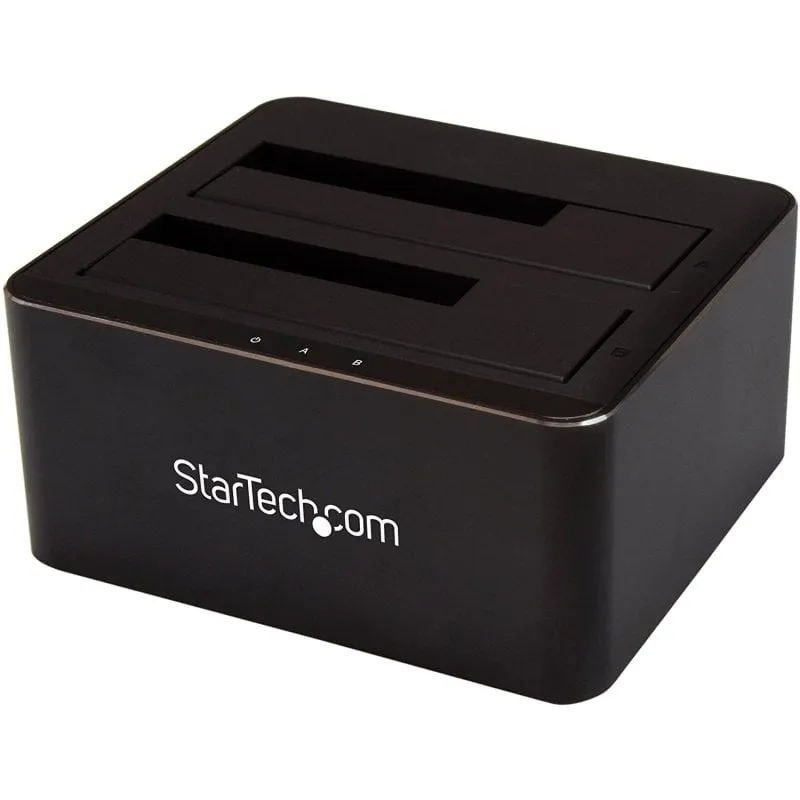StarTech.com Docking Station a Doppio Bay SATA per 2x 2,5/3,5" SATA SSD/HDD - USB 3.0 - immagine 1