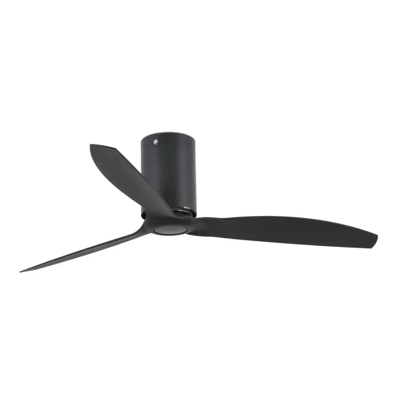Ventilatore da soffitto Faro Mini Tube Fan con telecomando 32W Nero opaco - immagine 1