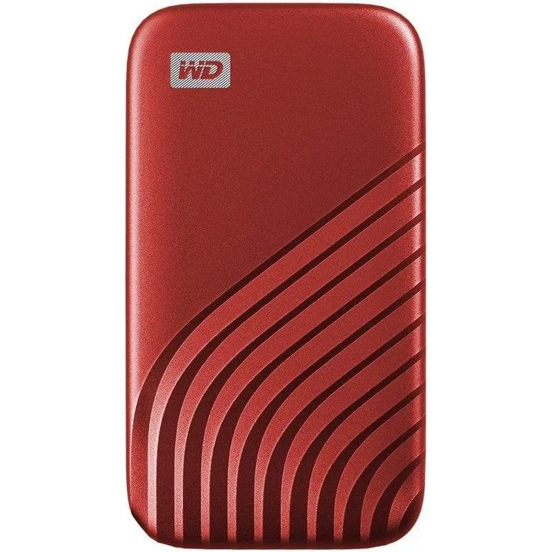 Disco Rigido Sandisk My Passport SSD 2TB USB-C 1050MB/s Rosso - immagine 1