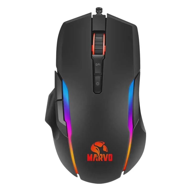 Mouse da gioco Scorpion MA-M945 10000 DPI Nero - immagine 1