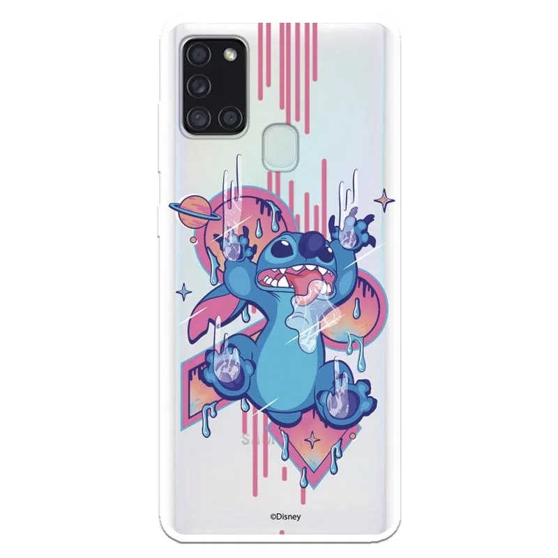 Custodia ufficiale Disney Stitch Graffiti per Samsung Galaxy A21S - immagine 1