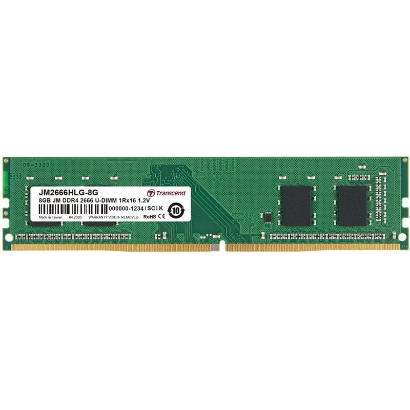 Transcend JetRam DDR4 2666 MHz 8 GB CL19 - immagine 1