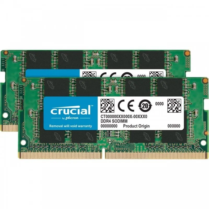 Crucial SO-DIMM DDR4 2400 MHz PC4-19200 16 GB 2x8 GB CL17 - immagine 1