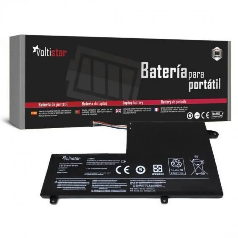 Batteria per laptop Voltistar per Lenovo Yoga 500-14ISK 80R5 80RL L15C2PB1 - immagine 1