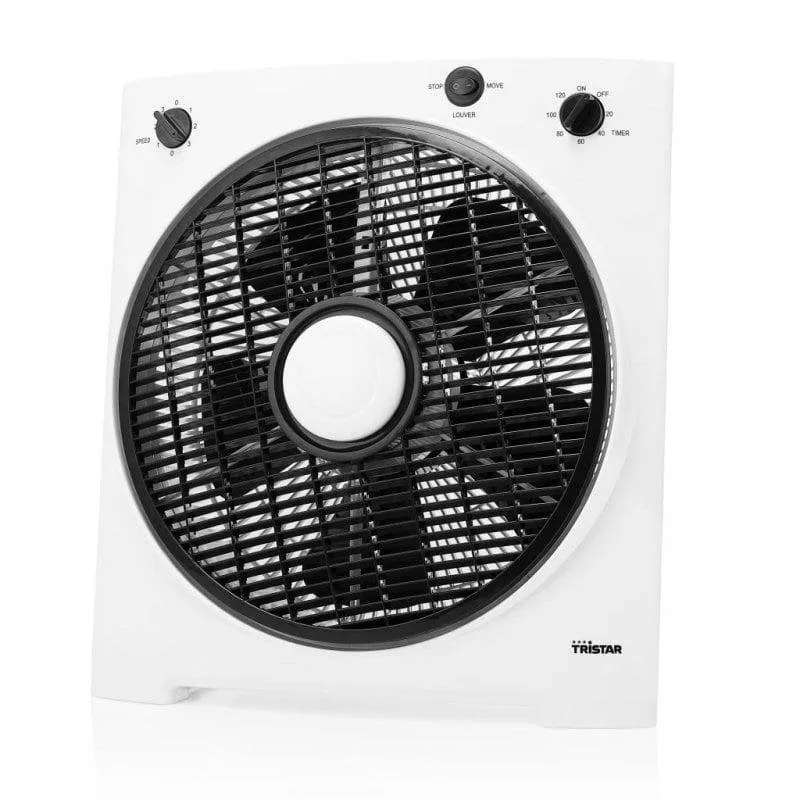 Ventilatore da Pavimento Tristar VE-5858 30W 30cm 3 Velocità Oscillazione 360° Timer - immagine 1