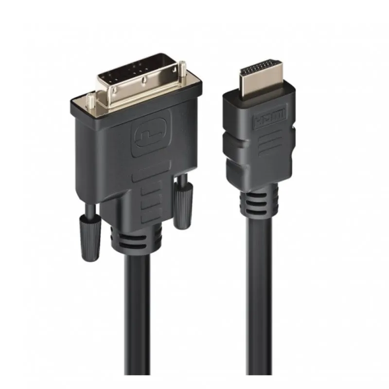 Ewent EC1350 cavo e adattatore video 2 m HDMI tipo A (Standard) DVI-D Nero - immagine 1