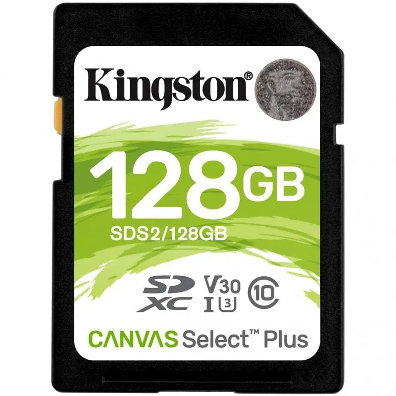 Kingston Technology Canvas Select Plus 128 GB SDXC UHS-I Classe 10 - immagine 1