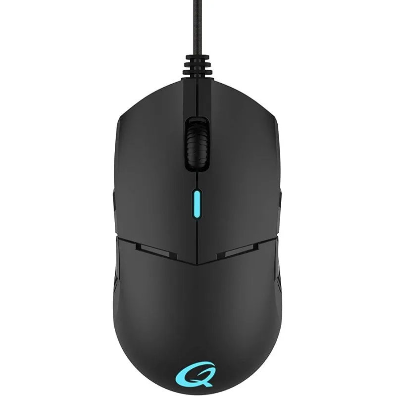 Mouse da gioco QPad DX700 16000 DPI Nero - immagine 1