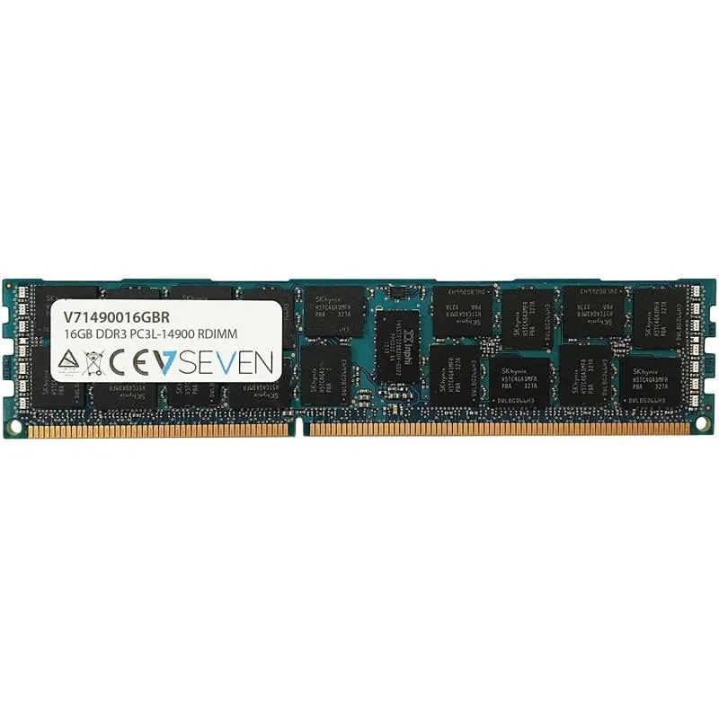 V7 16GB DDR3 PC3-14900 - 1866MHz REG Modulo di memoria - V71490016GBR - immagine 1