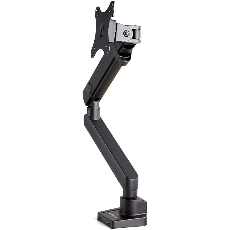 StarTech ARMSLIM2USB3 Braccio di Supporto da Tavolo per Monitor 17"/34" VESA 100x100 Max 8Kg - immagine 1
