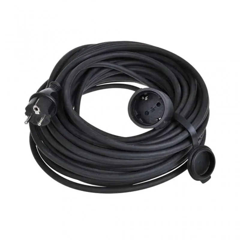 Cavo di prolunga ProPlus Schuko 20m Nero 3500W 16A - immagine 1