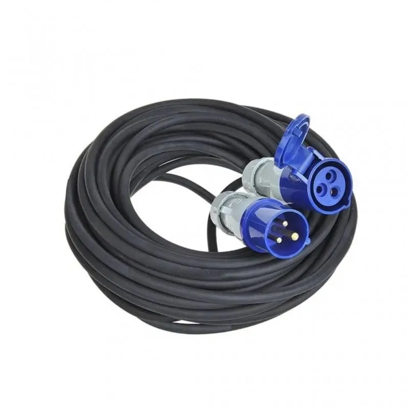 Cavo ProPlus Estensione Alimentazione CEE 40m Nero IP44 16A - immagine 1