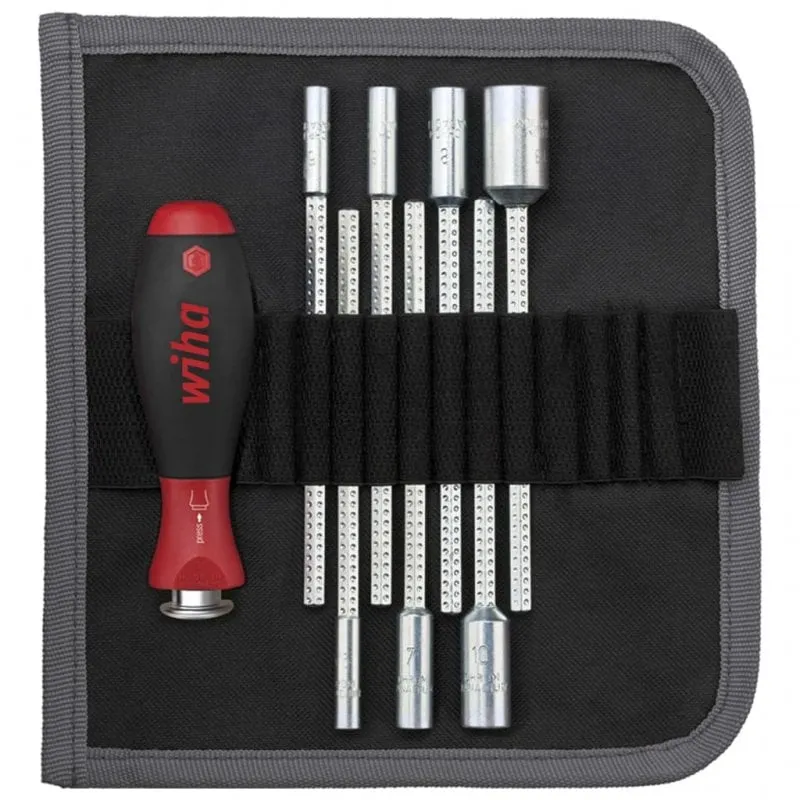 Set cacciaviti Wiha System 6 + 7 punte + borsa arrotolabile - immagine 1