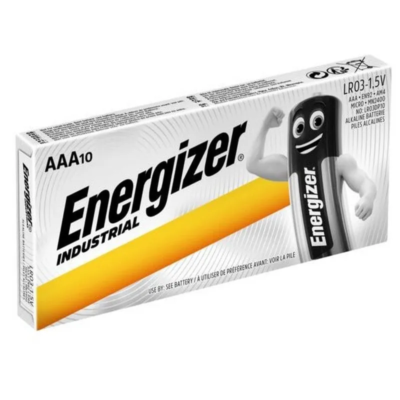 Energizer EN92 Confezione da 10 batterie alcaline AAA LR03 - immagine 1