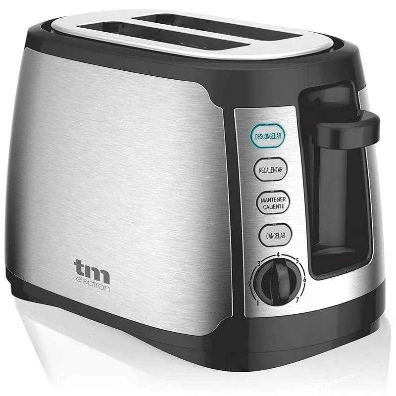 Tostapane TM Electron 2 Fette XXL 800W Inox - immagine 1