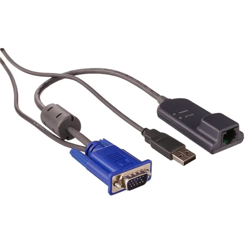 Vertiv Avocent MPUIQ-VMCHS Adattatore VGA a USB 2.0 35 cm Nero/Blu - immagine 1