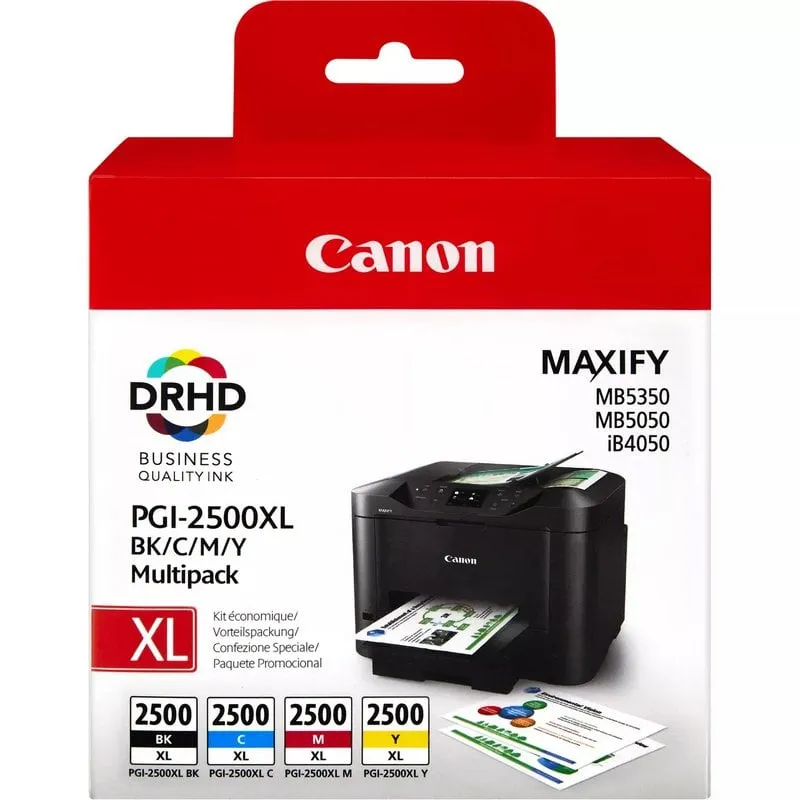Canon Cartuccia d'inchiostro Multipack a resa elevata BK/C/M/Y PGI-2500XL - immagine 1