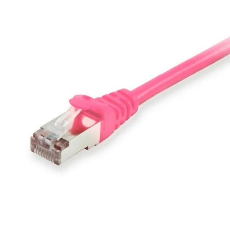 Equipaggia il cavo di rete Platinum S/FTP senza alogeni Cat 6A 0,5 m rosa - immagine 1