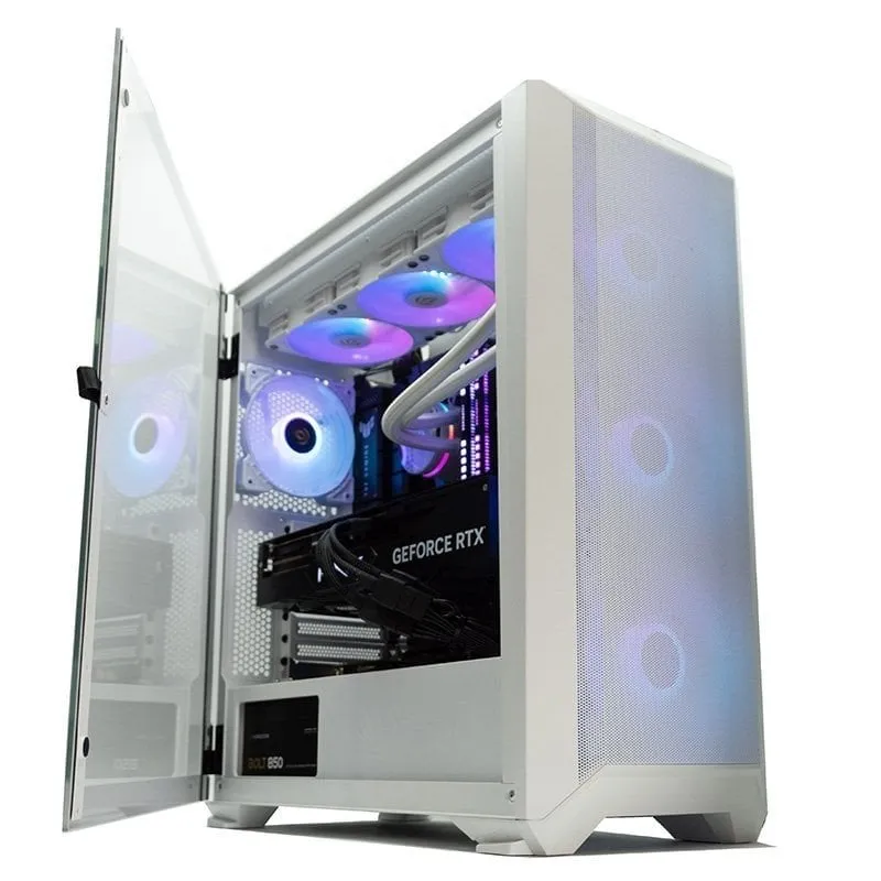 Forgeon Airflow Arcanite ARGB Mesh ATX Tower bianco - immagine 1
