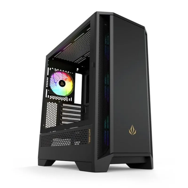 Torre Forgeon Airflow Mithril ARGB Mesh ATX nera - immagine 1