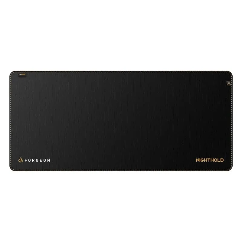 Tappetino per mouse da gioco esteso Forgeon Nighthold Cordura 90x40 cm 4 mm nero - immagine 1
