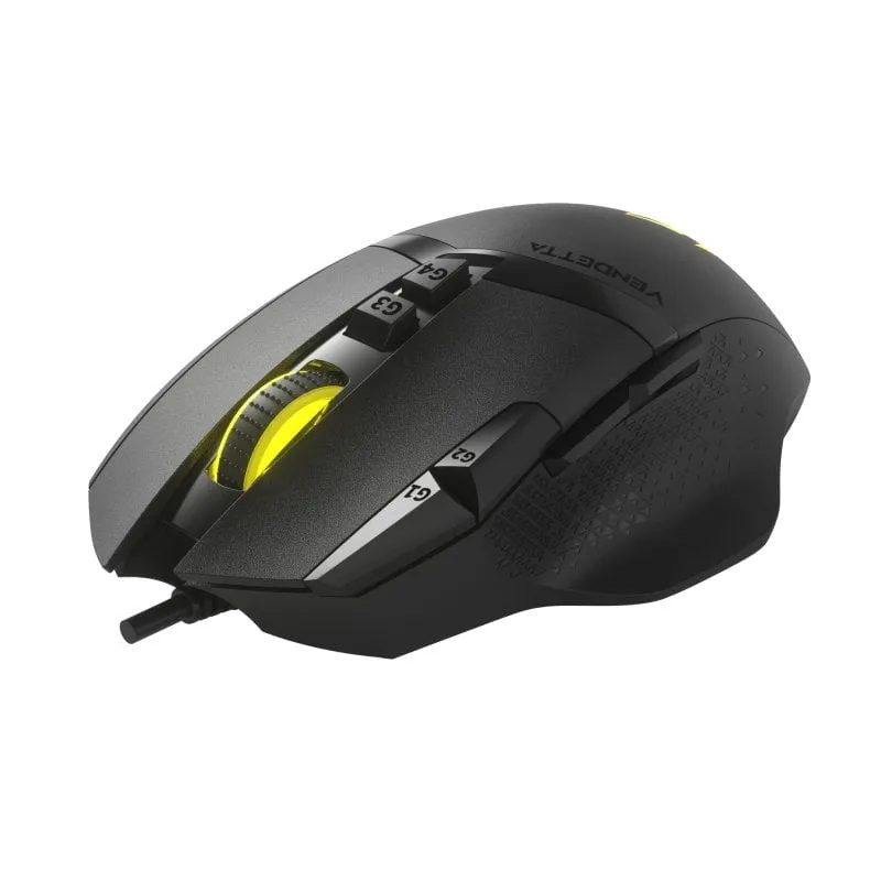 Mouse da gioco Forgeon Vendetta RGB 16000 DPI Nero - immagine 1