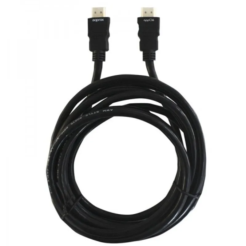 Cavo HDMI APPC36 circa 1.4 4K maschio/maschio 5 m Nero - immagine 1