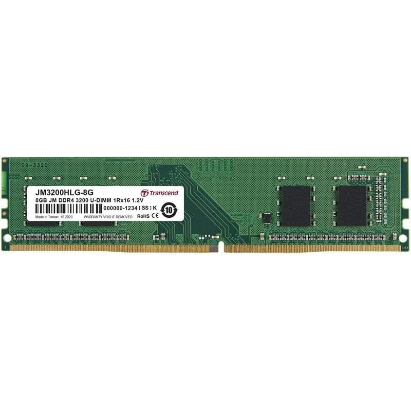 Transcend JetRam DDR4 3200MHz 8GB CL22 - immagine 1