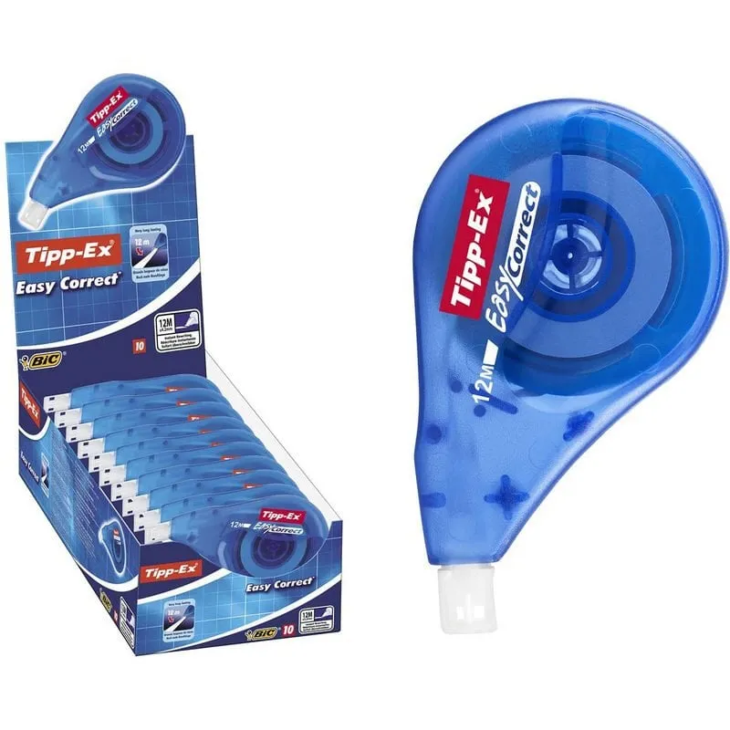 Bic Tipp-Ex Easy Correct Confezione da 10 nastri correttivi - immagine 1