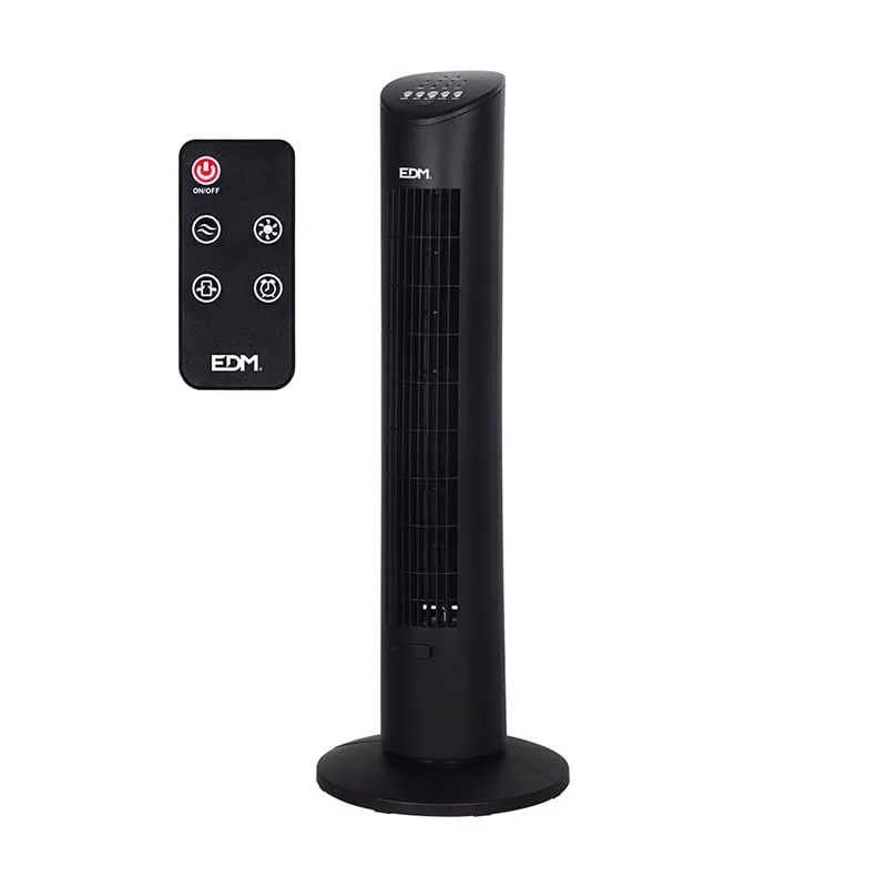 EDM 33504 Ventilatore a torre 60W Nero - immagine 1