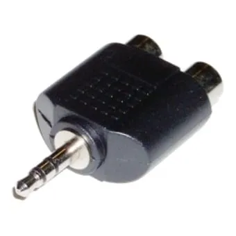 Adattatore audio jack 3,5 maschio a 2xRCA femmina - immagine 1