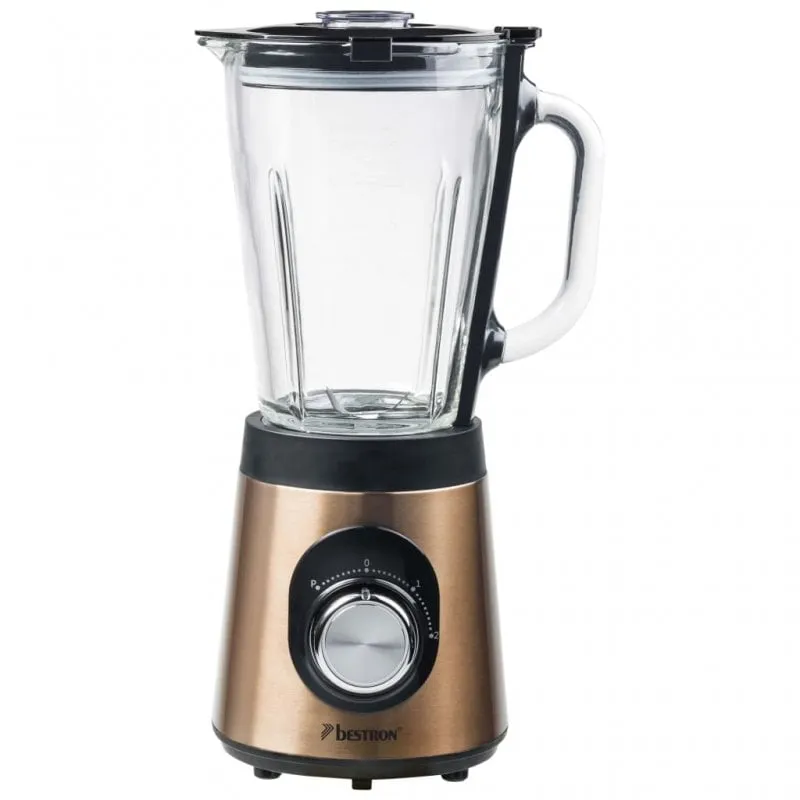 Bestron ABL500CO Frullatore in vetro 1,5 L 500 W Rame - immagine 1