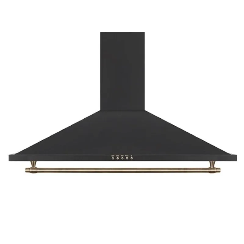 Cappa decorativa Vitrokitchen CD951R 90 cm Nera - immagine 1