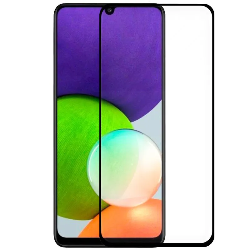 Fantastica protezione per schermo in vetro temperato nero FULL 3D per Samsung A225 Galaxy A22 4G - immagine 1