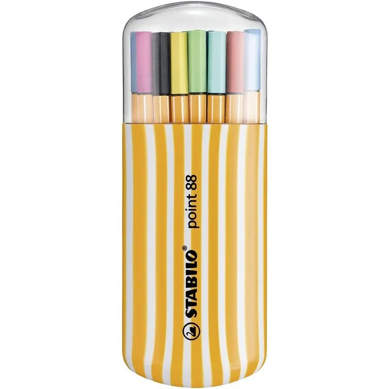STABILO Point 88 Premium Zebrui Custodia da 20 pennarelli - immagine 1