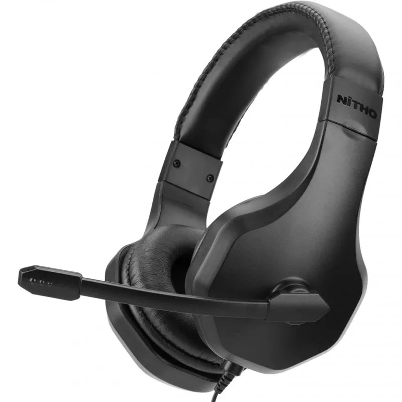 Auricolari NiTHO NX120 con filo Jack 3.5 mm Gaming Microfono Omnidirezionale Neri - immagine 1