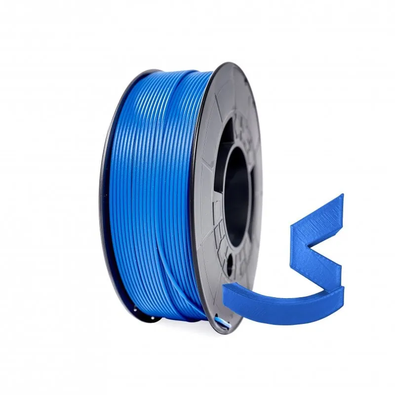 Bobina di filamento Winkle PLA HD 1,75 mm 1 kg blu Pacifico - immagine 1