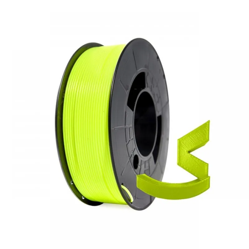 Bobina di filamento Winkle PLA HD 1.75mm 300gr Giallo fluorescente - immagine 1