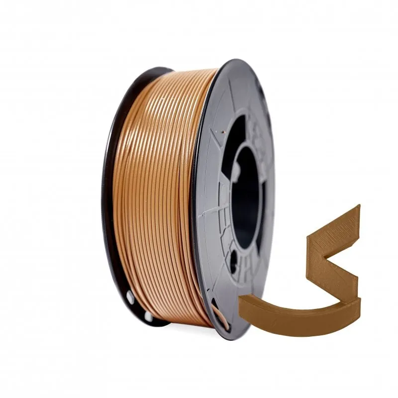 Bobina di filamento Winkle PLA HD 1,75 mm 1 kg marrone acacia - immagine 1