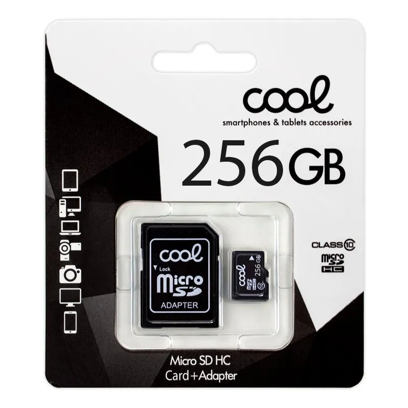 Fantastica scheda di memoria Micro SD da 256 GB Classe 10 + adattatore - immagine 1
