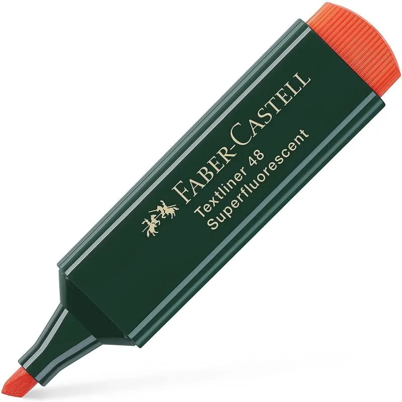Faber-Castell 154815 evidenziatore 1 pz Punta smussata Arancione - immagine 1