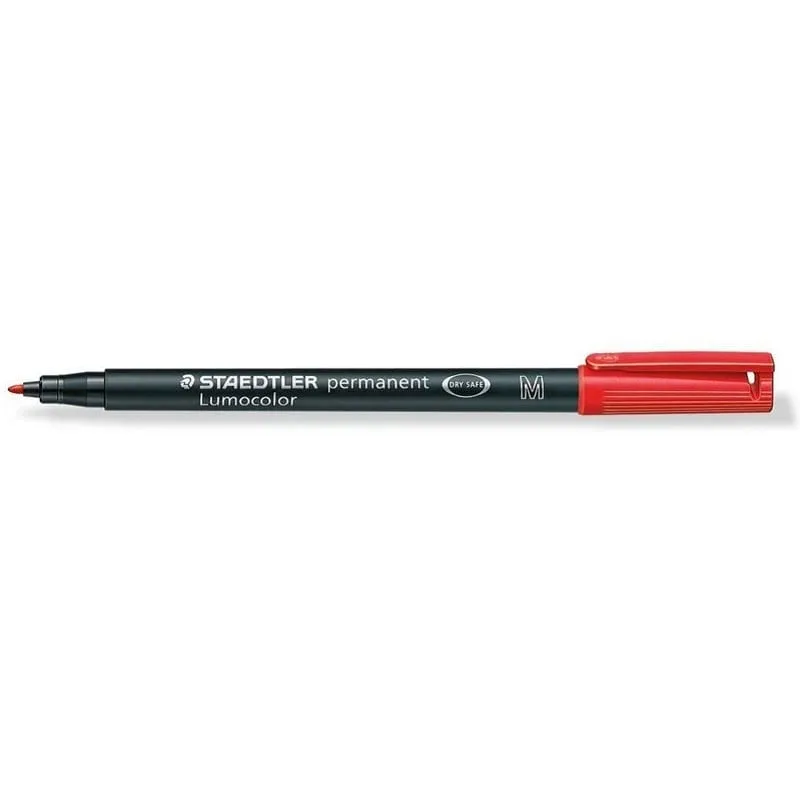 Staedtler 317-2 marcatore permanente Tipo di punta Rosso 10 pz - immagine 1