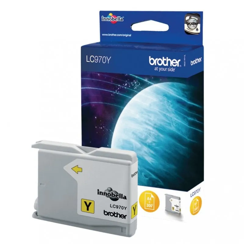 Cartuccia d'inchiostro giallo originale Brother LC970Y - immagine 1
