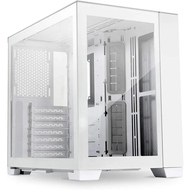 Lian-Li O11 Dynamic Mini Snow Vetro temperato USB-C/3.1 Bianco - immagine 1