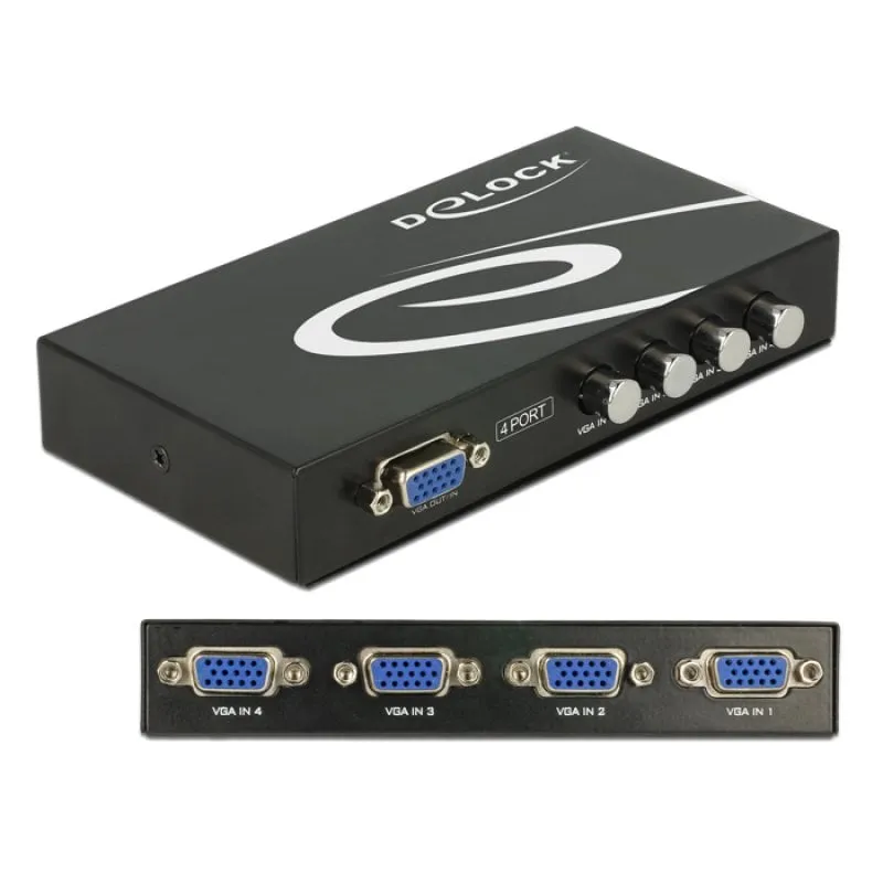 DeLOCK 87635 switch seriali Cablato - immagine 1