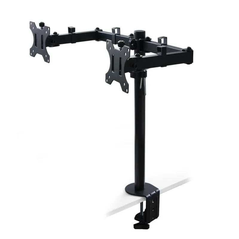 Emuca Supporto Doppio Braccio per Monitor 13-32" VESA 100x100 Max 8Kg - immagine 1