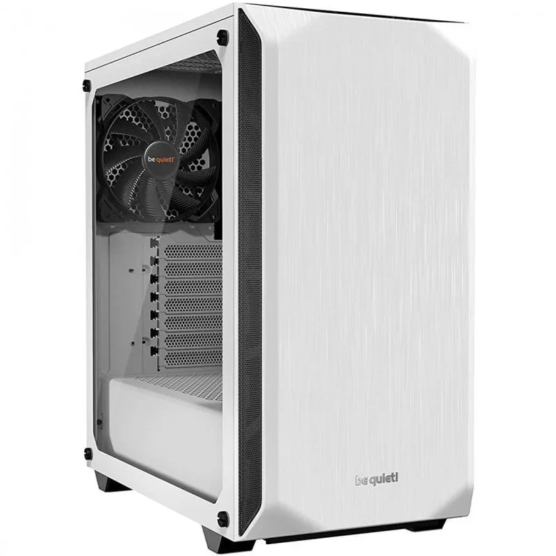 Silenzio! Pure Base 500 Window Vetro temperato bianco USB 3.1 Bianco - immagine 1