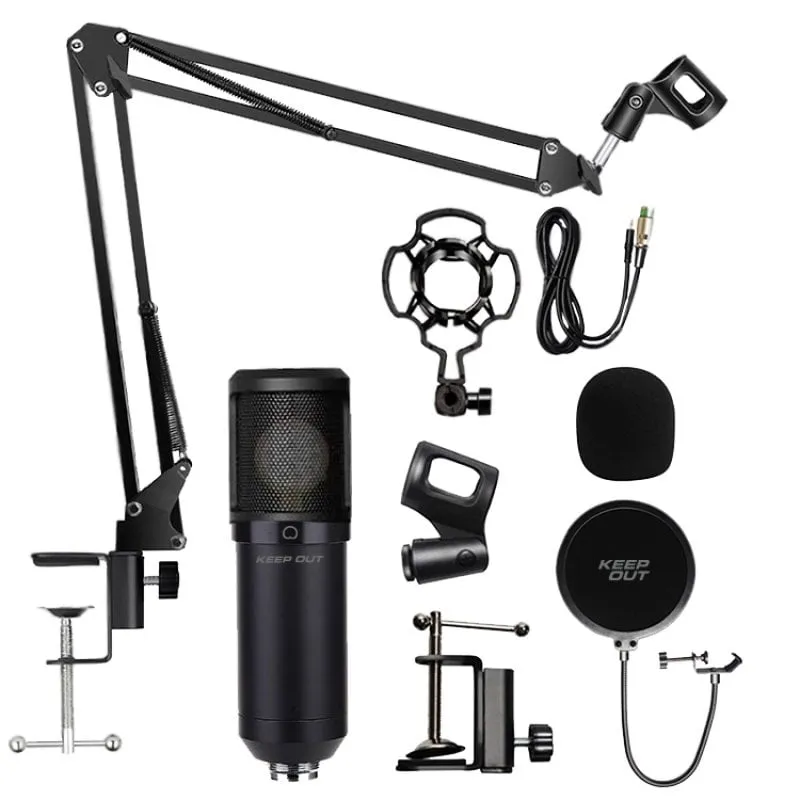 Kit microfono a condensatore XLR Keep Out - immagine 1