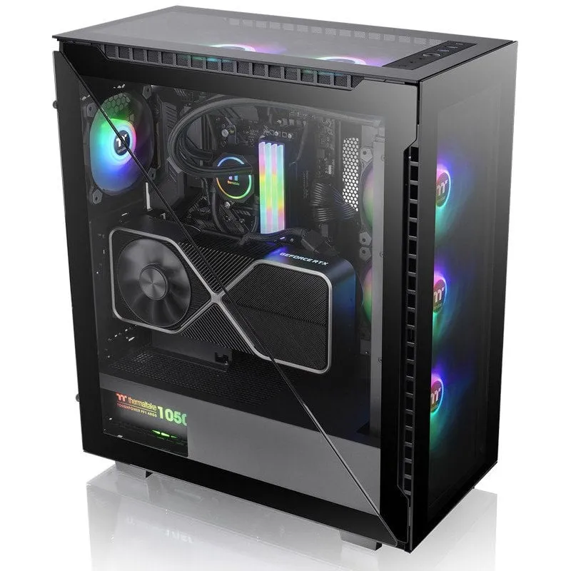 Thermaltake Divider 500 TG ARGB Vetro Temperato USB 3.1 Nero - immagine 1